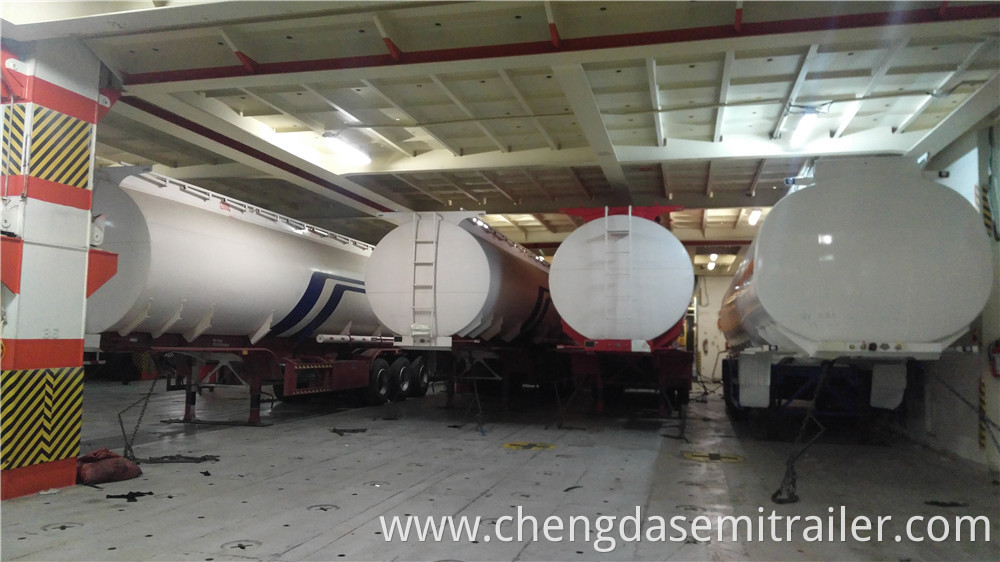 fuel tanker trailer shipping